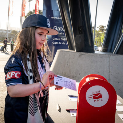 Fans writing letters to their favourite players